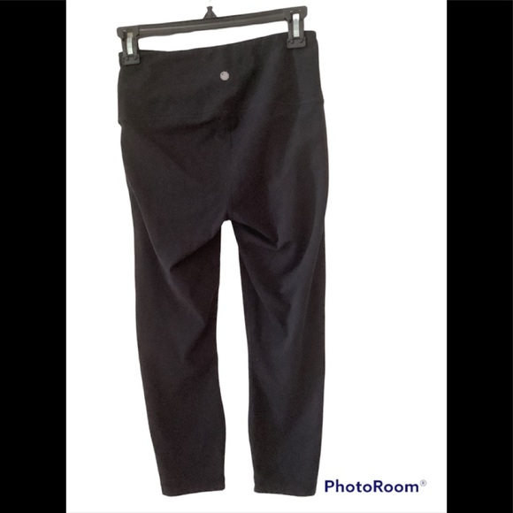 Yogalicious Lux sz S Leggings Bundle 2 pairs Cranberry Black EUC Buttery Soft - Picture 12 of 16